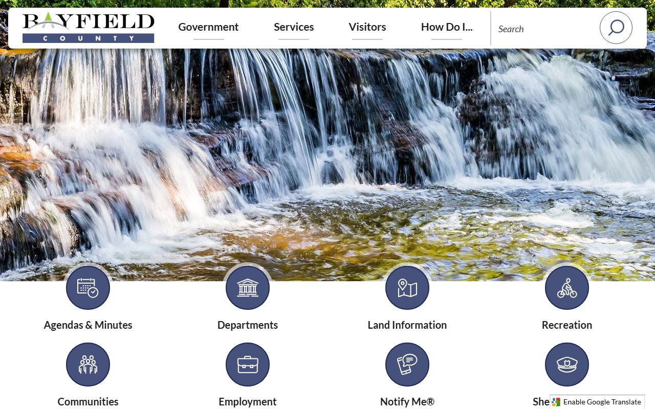 Bayfield County inmate population county government