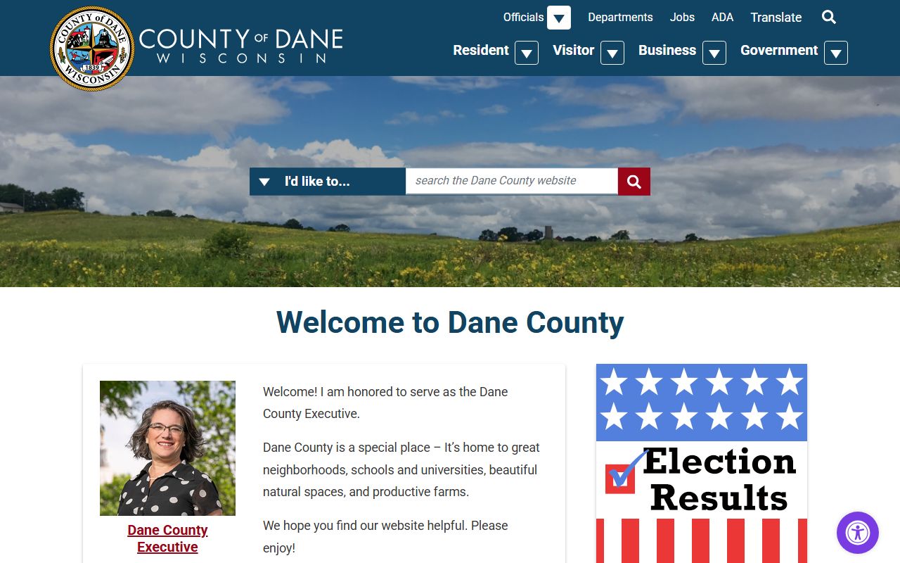 Dane County inmate population public records portal