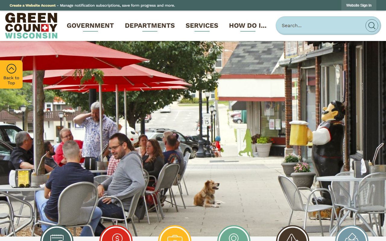 Green County inmate population county government