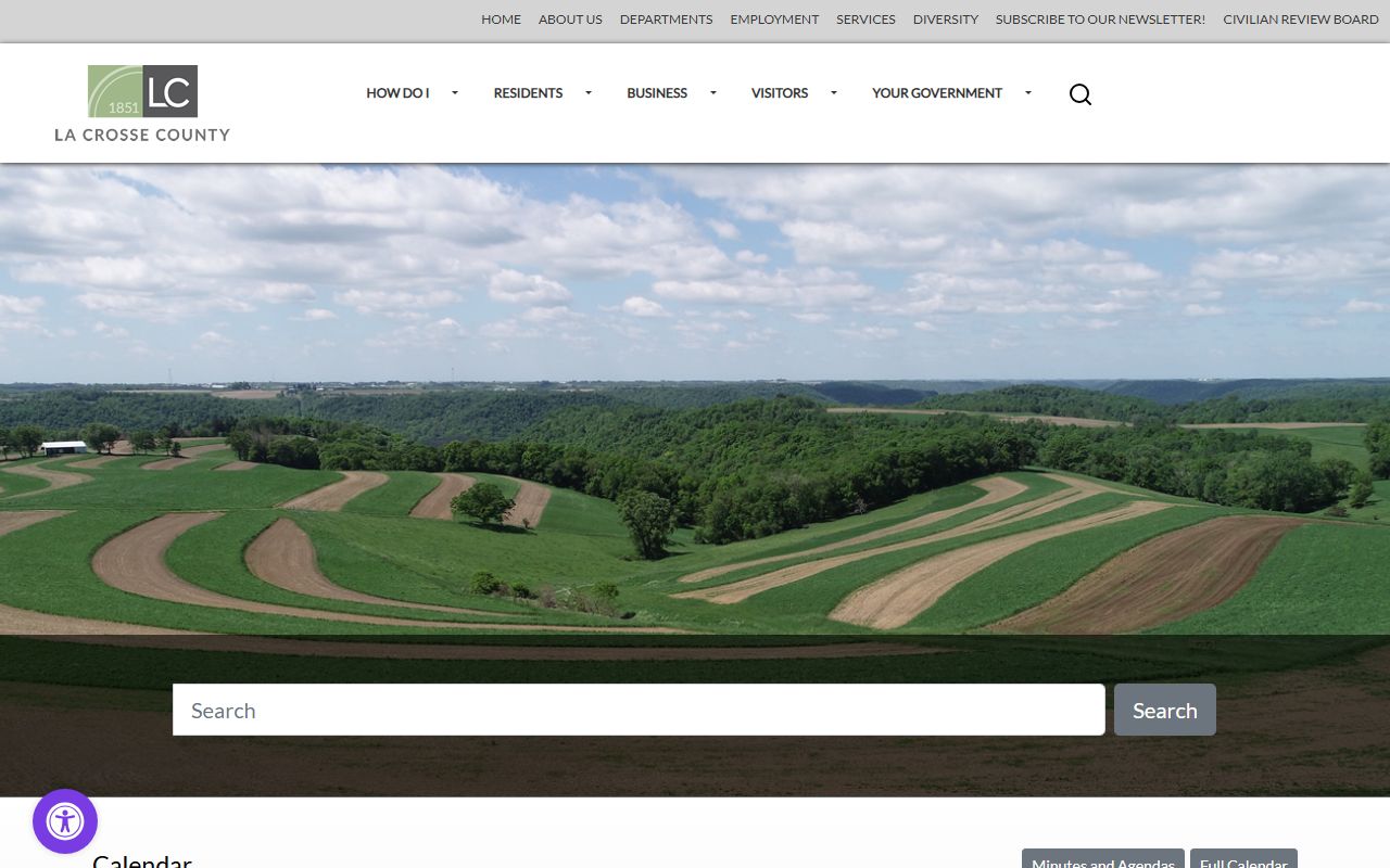 La Crosse County inmate population county government