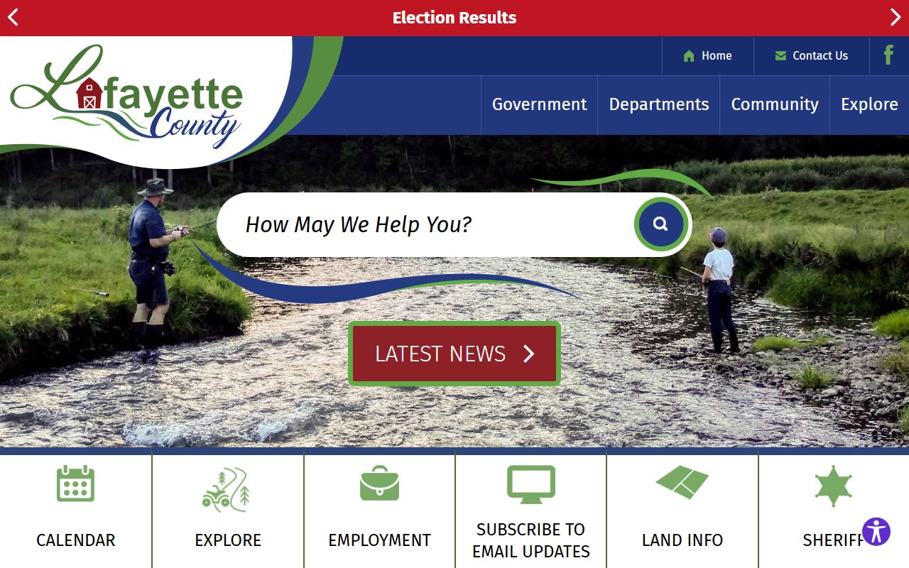 Lafayette County inmate population county government