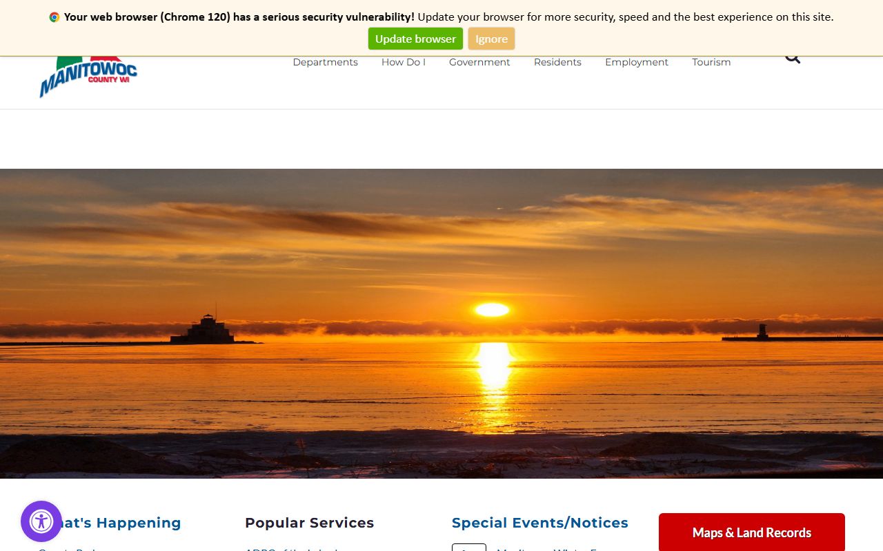 Manitowoc County inmate population records division