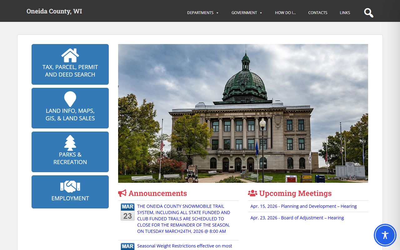 Oneida County inmate population county government