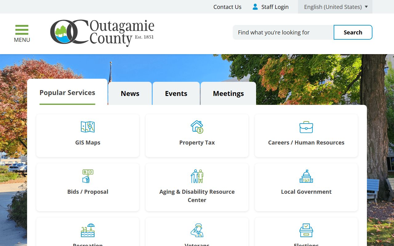 Outagamie County inmate population county government