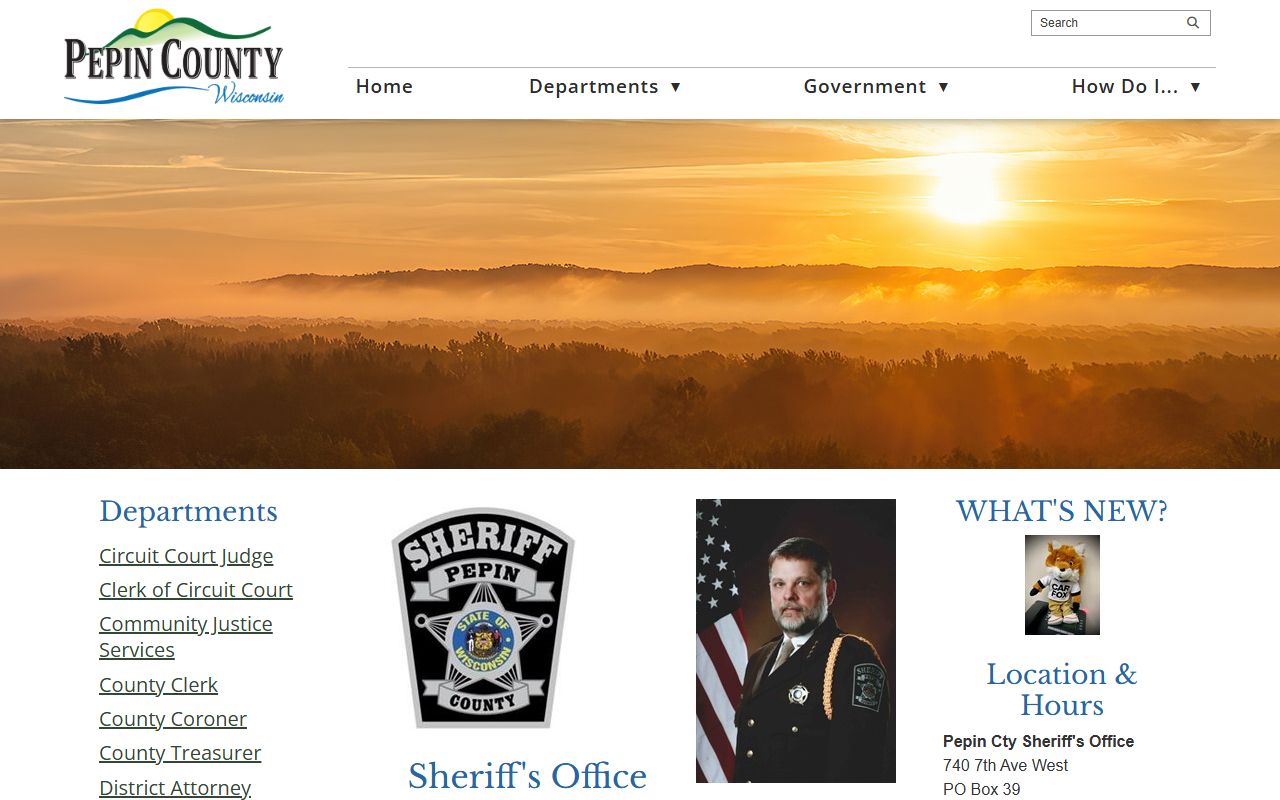 Pepin County inmate population sheriff office