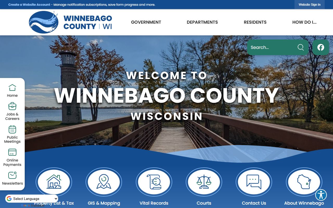 Oshkosh inmate population Winnebago County government